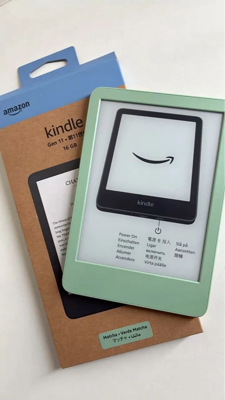 Kindle matcha verde 16gb com avaria