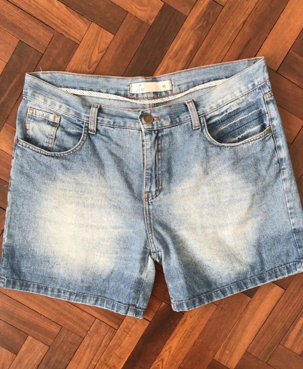 Bermuda jeans tamanho 46