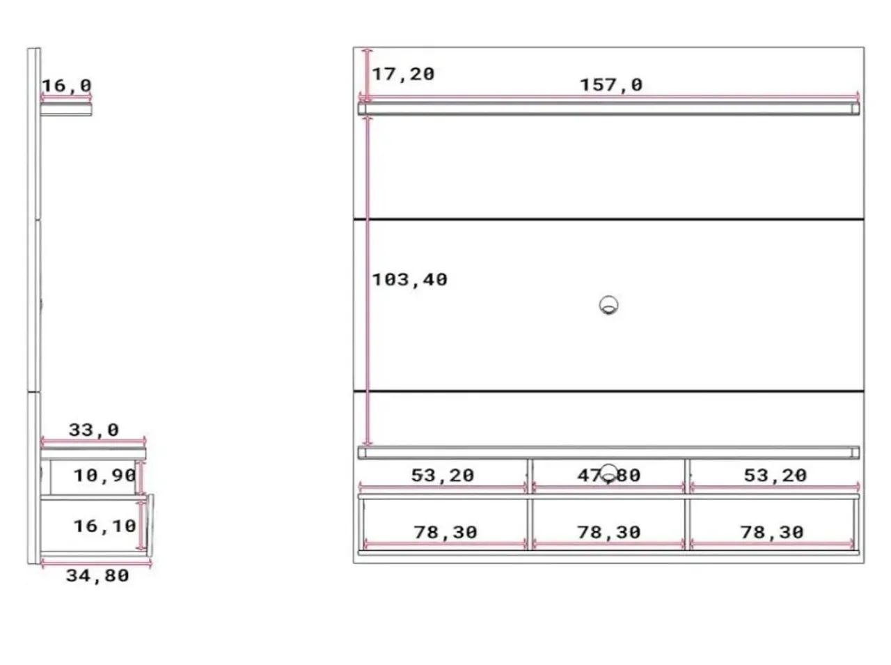 Painel para tv de parede  - Foto 3