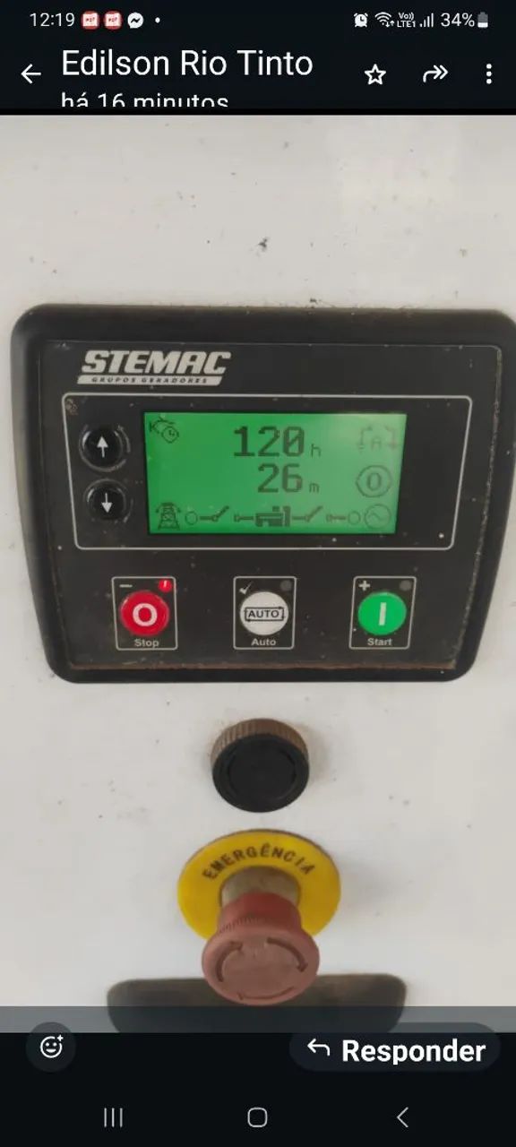 Gerador mwm 150 kva aberto aut.2017 stemac - Foto 4