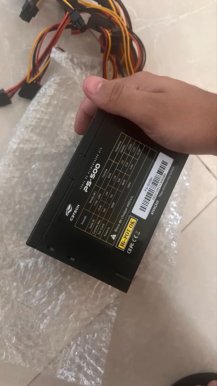 Fonte 500W nunca usada - Foto 3