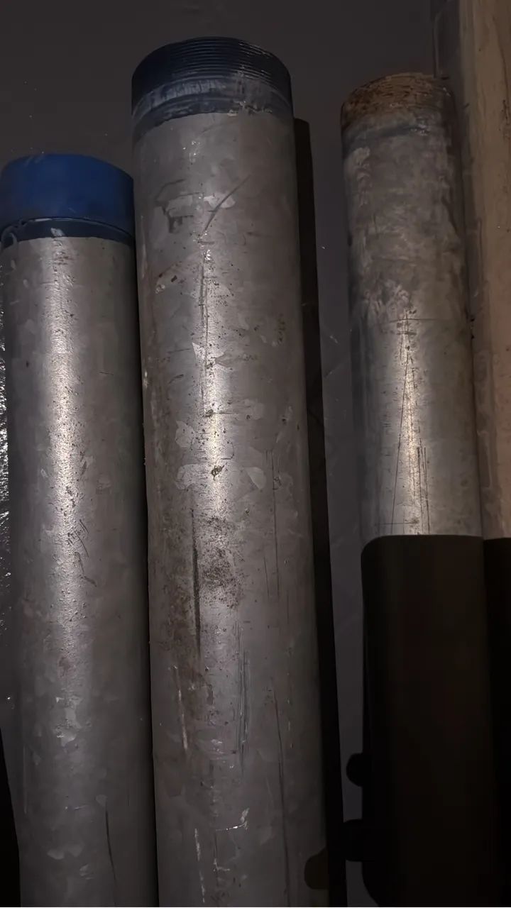 Tubo galvanizado de 3 e 4 polegadas  - Foto 2