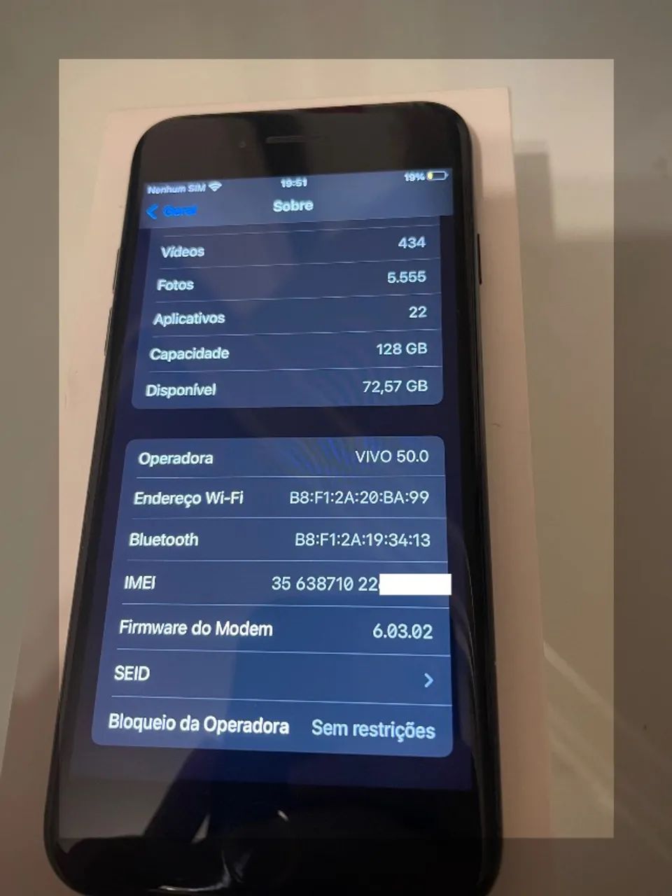 iPhone 7 128gb preto - Foto 5