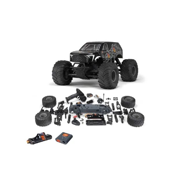Carro Rc Arrma Gorgon 1/10 2wd Monster Kit Gun Metal