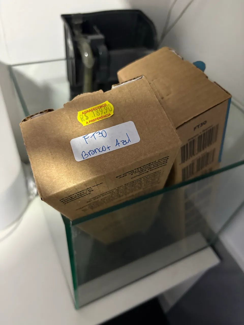 Aquário cubo água salgada  - Foto 2