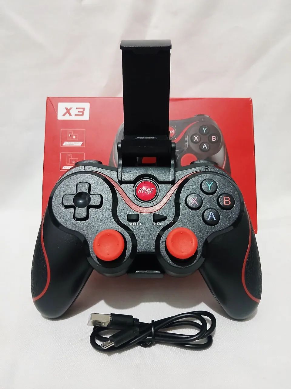 Controle GamePad X3 Bluetooth  - Foto 5