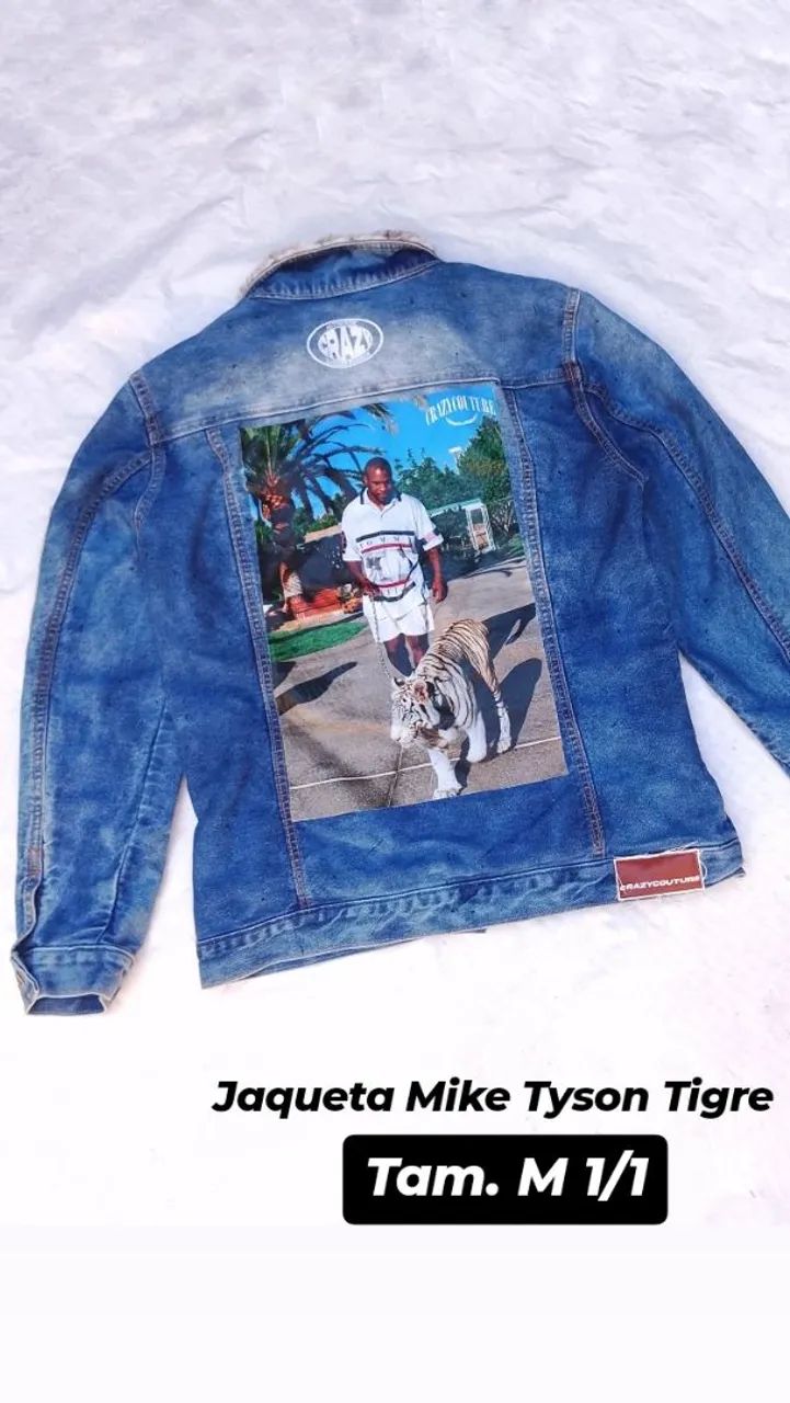 jaqueta mike tyson tygre 1/1 m