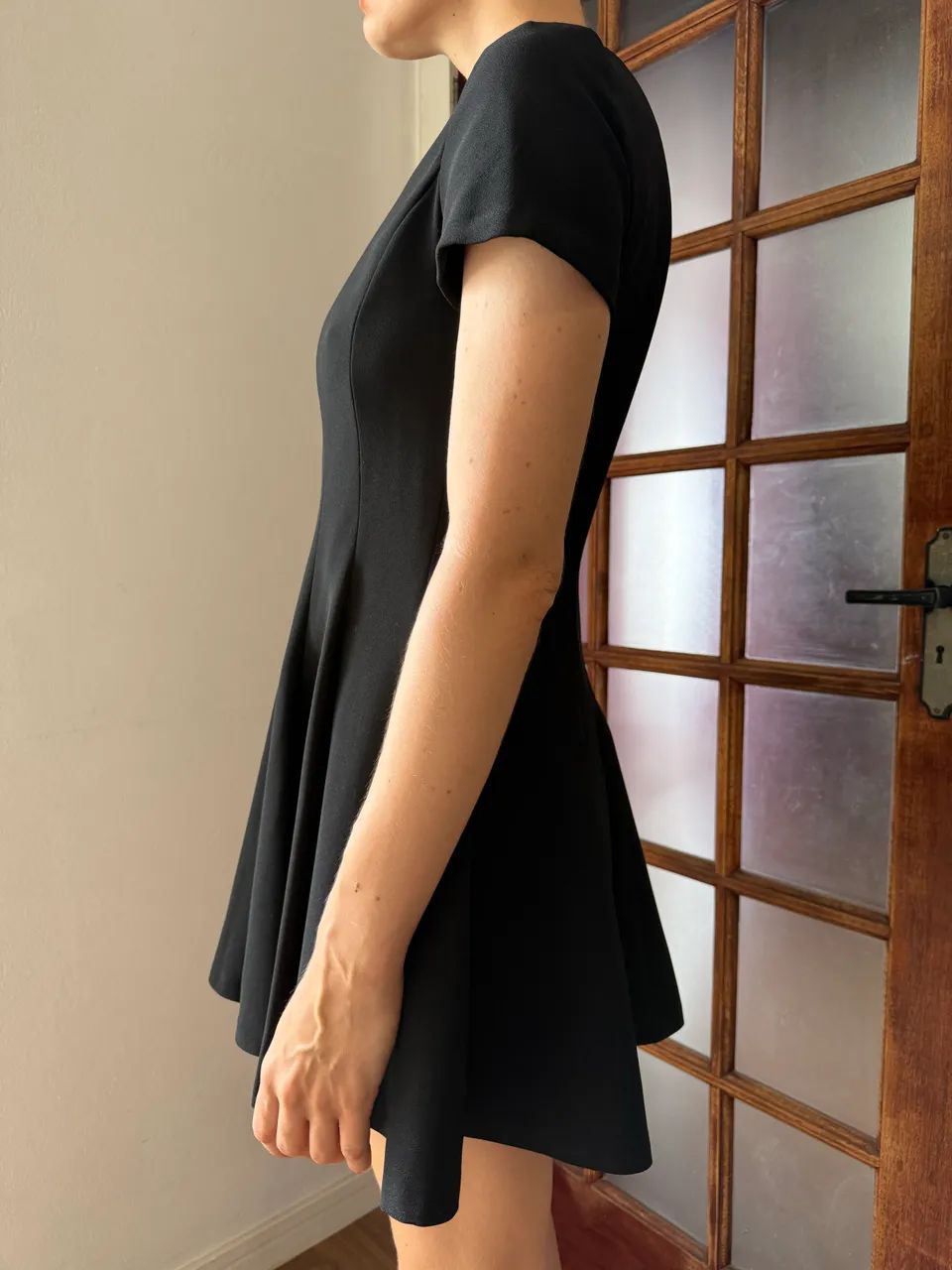 Vestido preto clássico Zara  - Foto 3