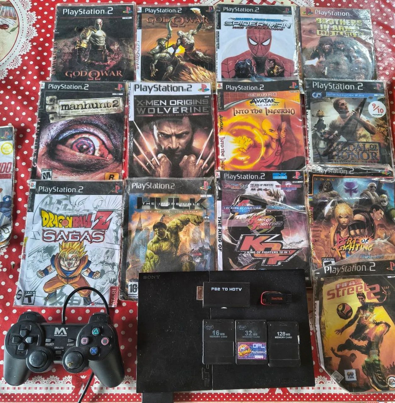 PS2 raro chip thunderbolt+leitor funcionando 