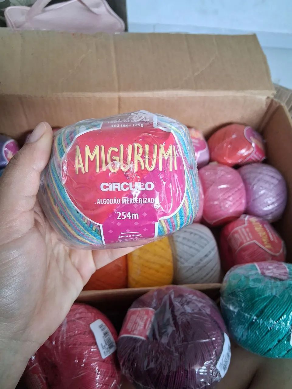 Linha amigurumi da circulo  - Foto 3