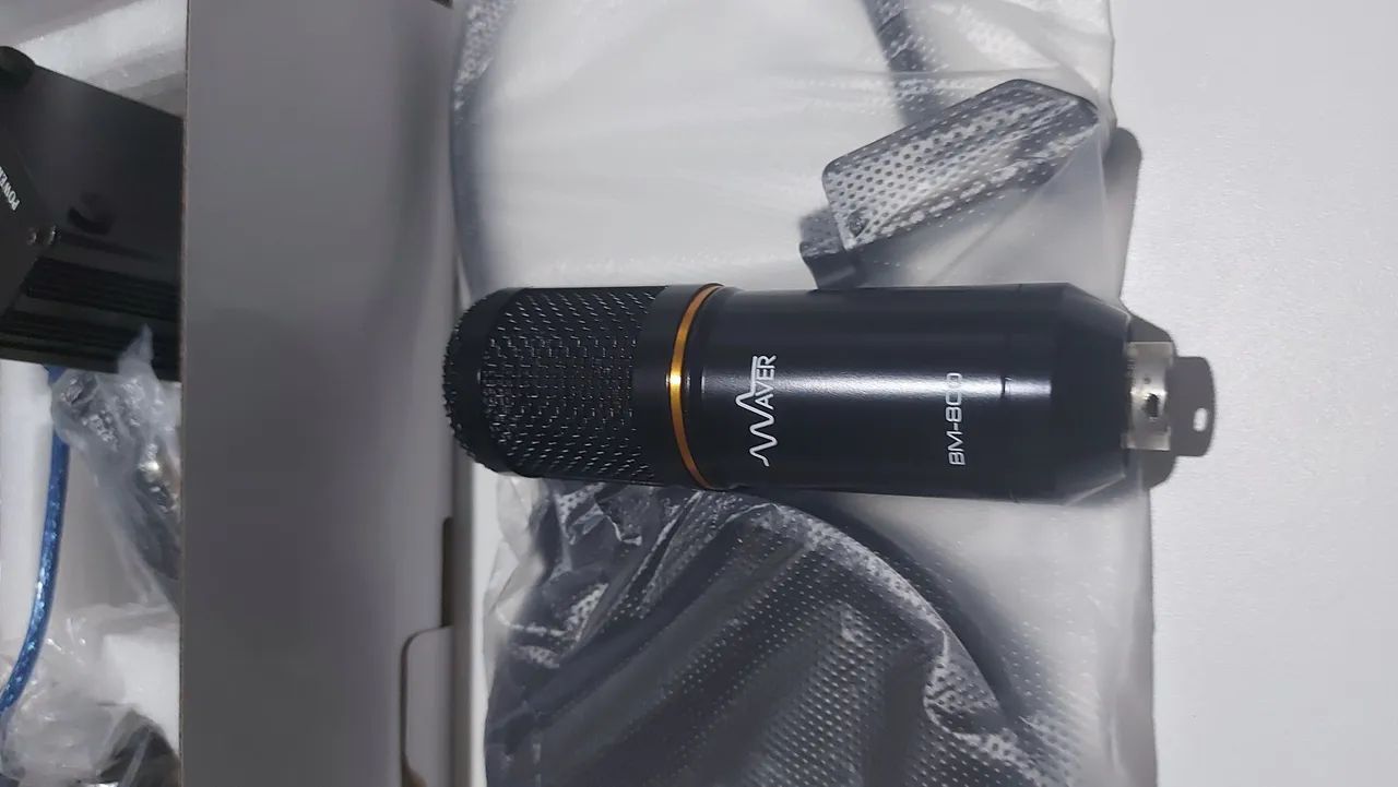 Microfone condensador BM800 com phanton power profissional  - Foto 3