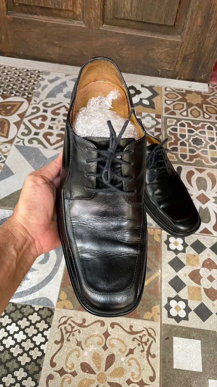 Sapato Democrata em couro legítimo 43 - Foto 4