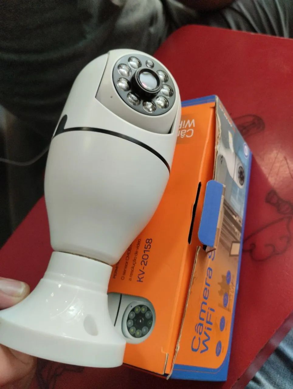 Câmera wi-fi inteligente 