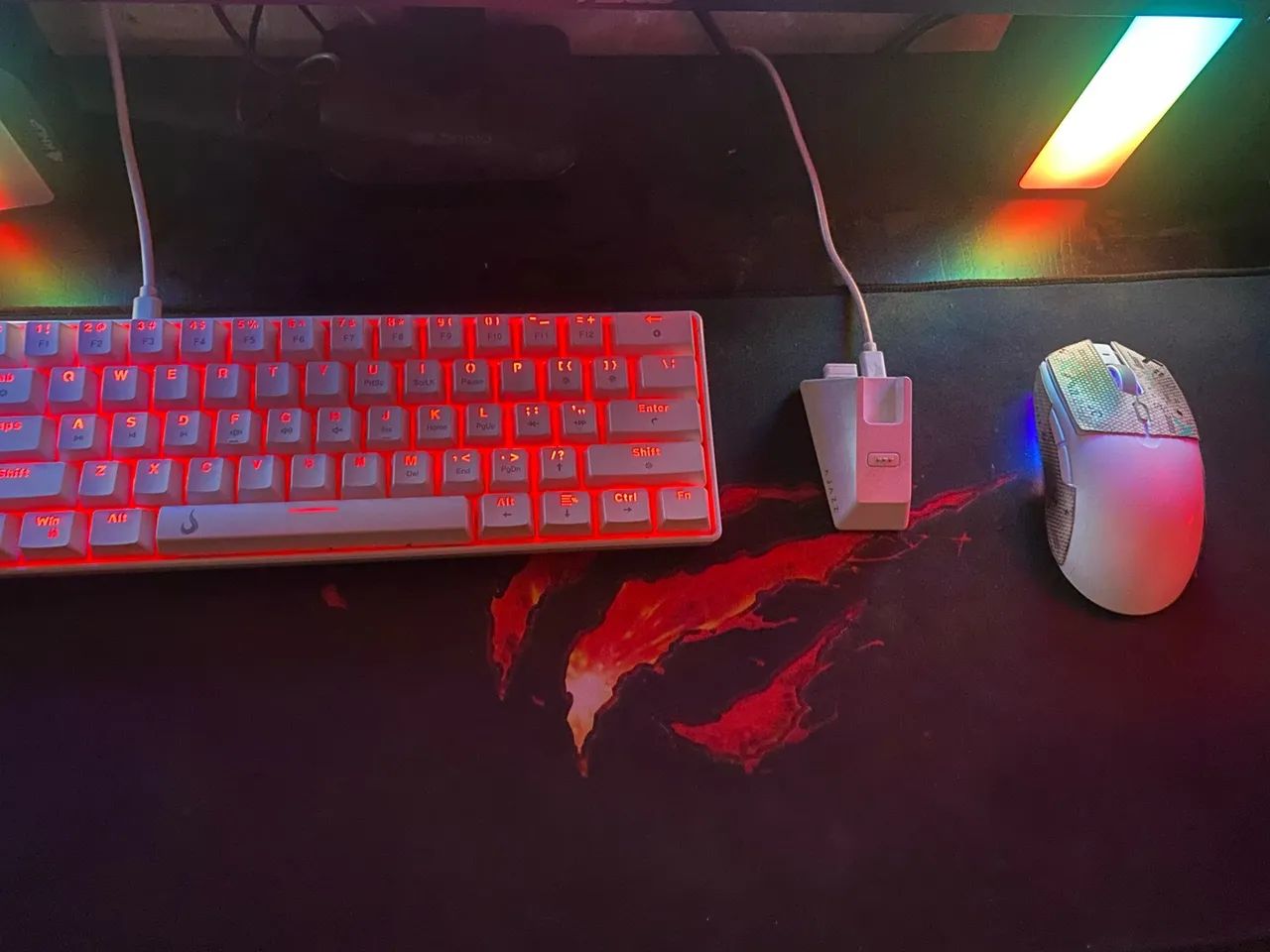 Teclado e mouse gamer 