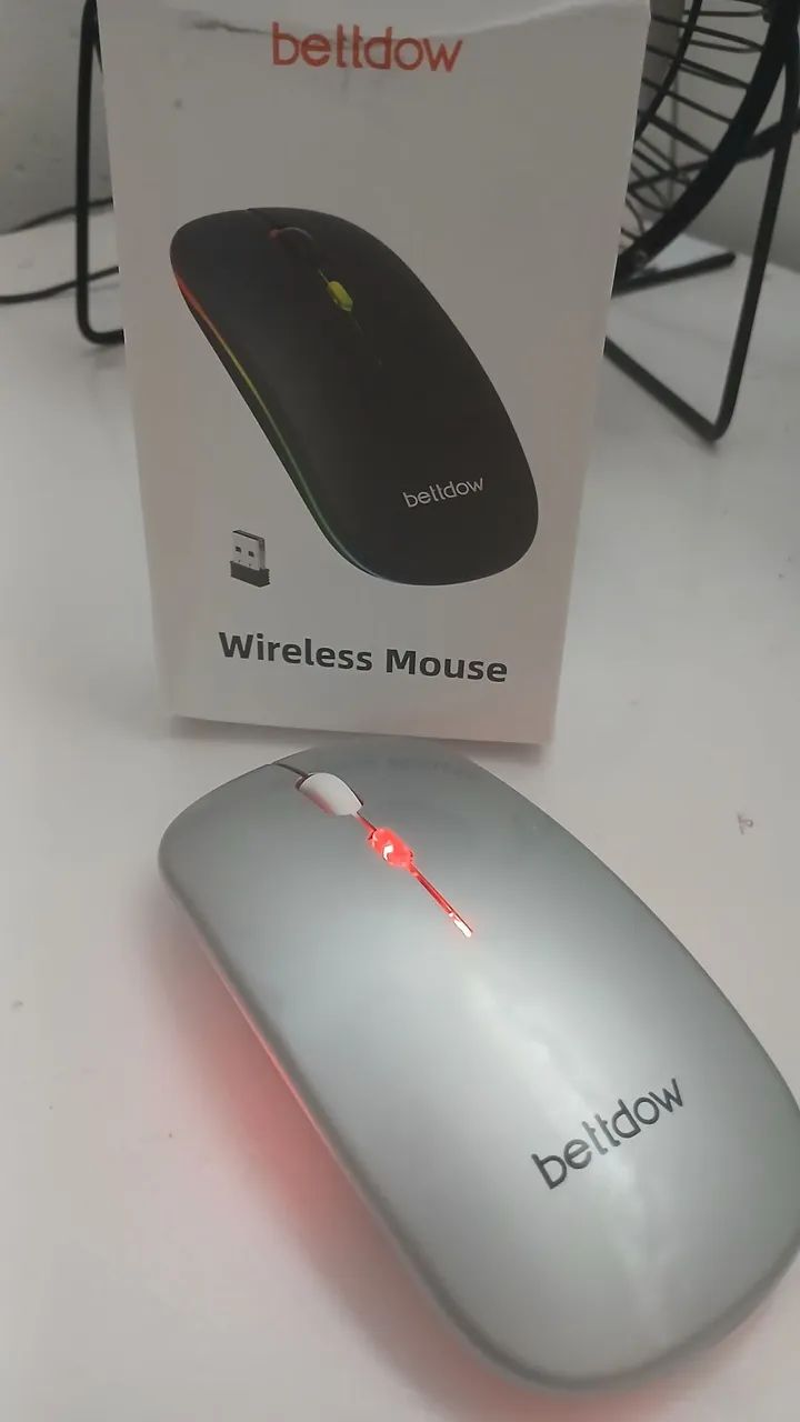 Mouse Bettdow sem fio recarregável - Foto 3