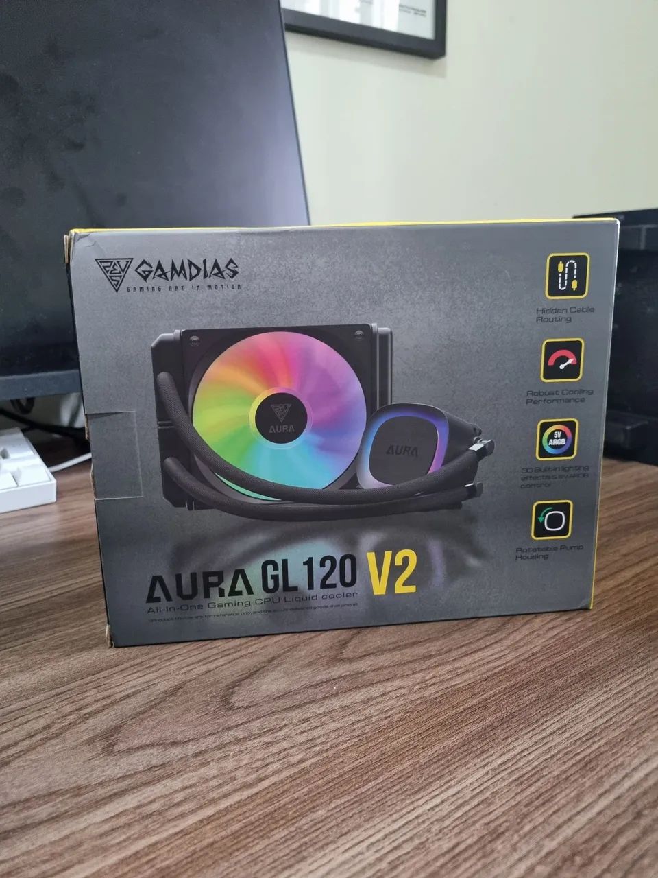 Water Cooler 120mm Gamdias Aura gl120 v2