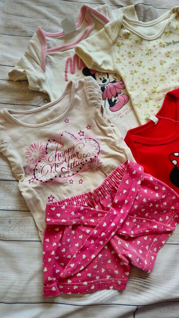 Kit roupas bebê menina (6 a 9 meses) são  10 peças  - Foto 2
