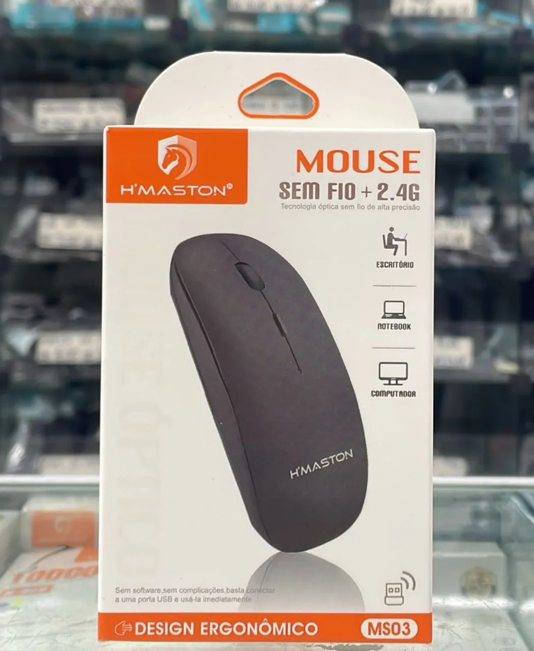 Mouse com e sem fio 