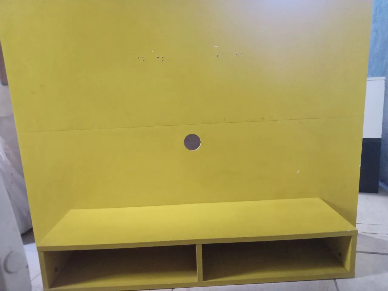Painel de Madeira Amarelo  - Foto 2