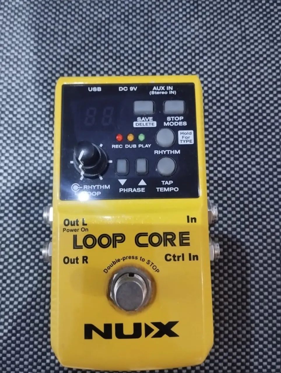 Pedal Loop Core Series Nux Looper Amarelo - Foto 2