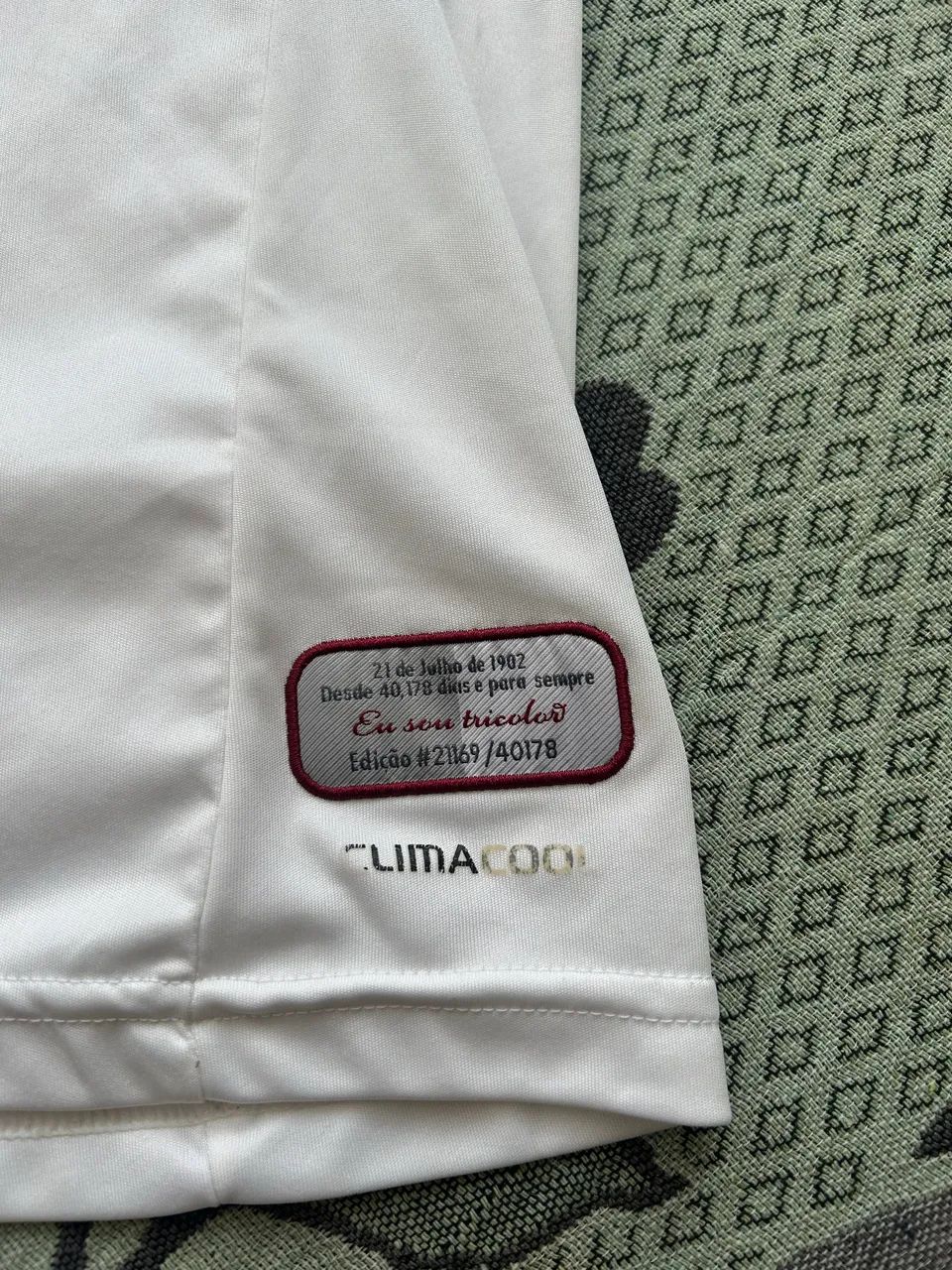 Camisa Fluminense - 110 Anos - Adidas - Cinza e Branco - Foto 4
