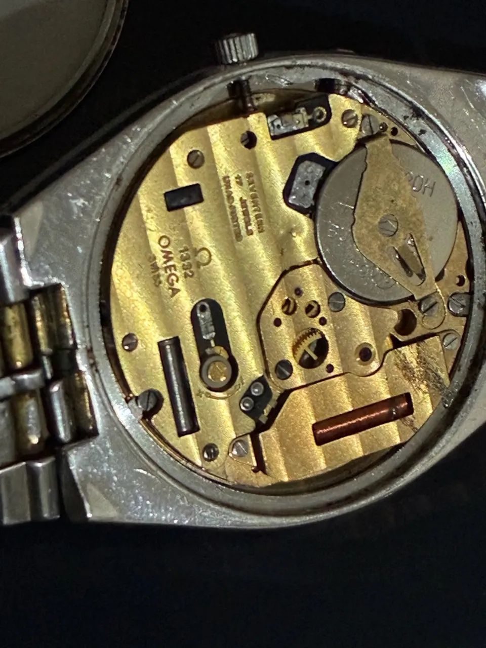 Omega aço aro ouro  - Foto 5