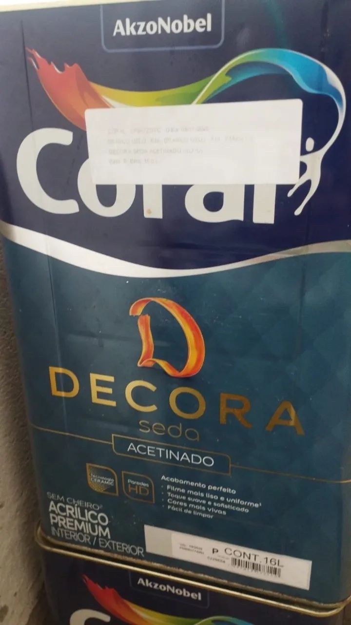 Lata de tinta coral 16 litros  - Foto 3