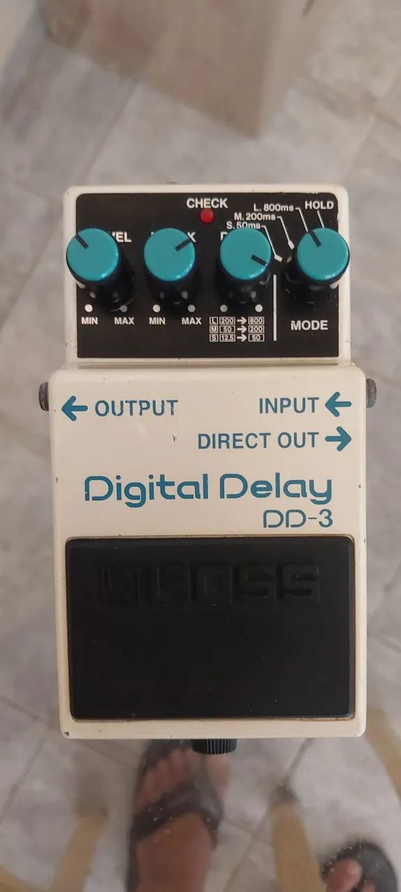 Pedal Boss DD-3 Digital Delay - Mod Zambelli (Modificado)