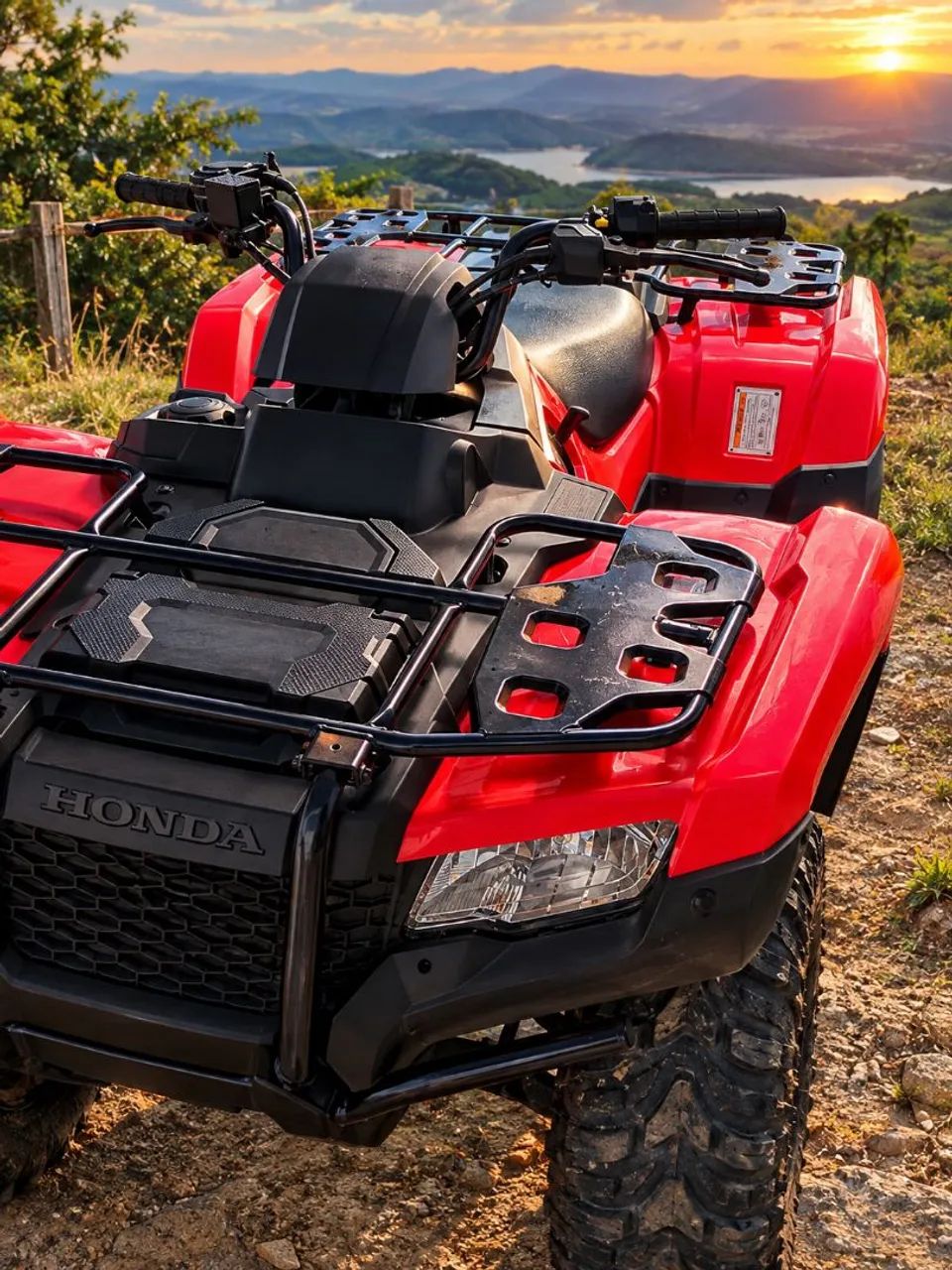 quadriciclo fourtrax 420cc 4x4 e 4x2 - Foto 5