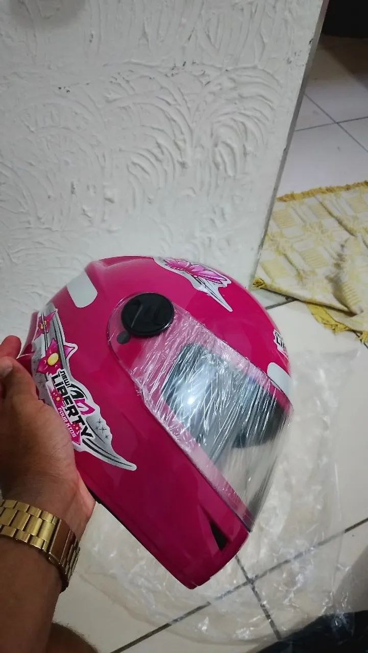 Capacete infantil feminina 54