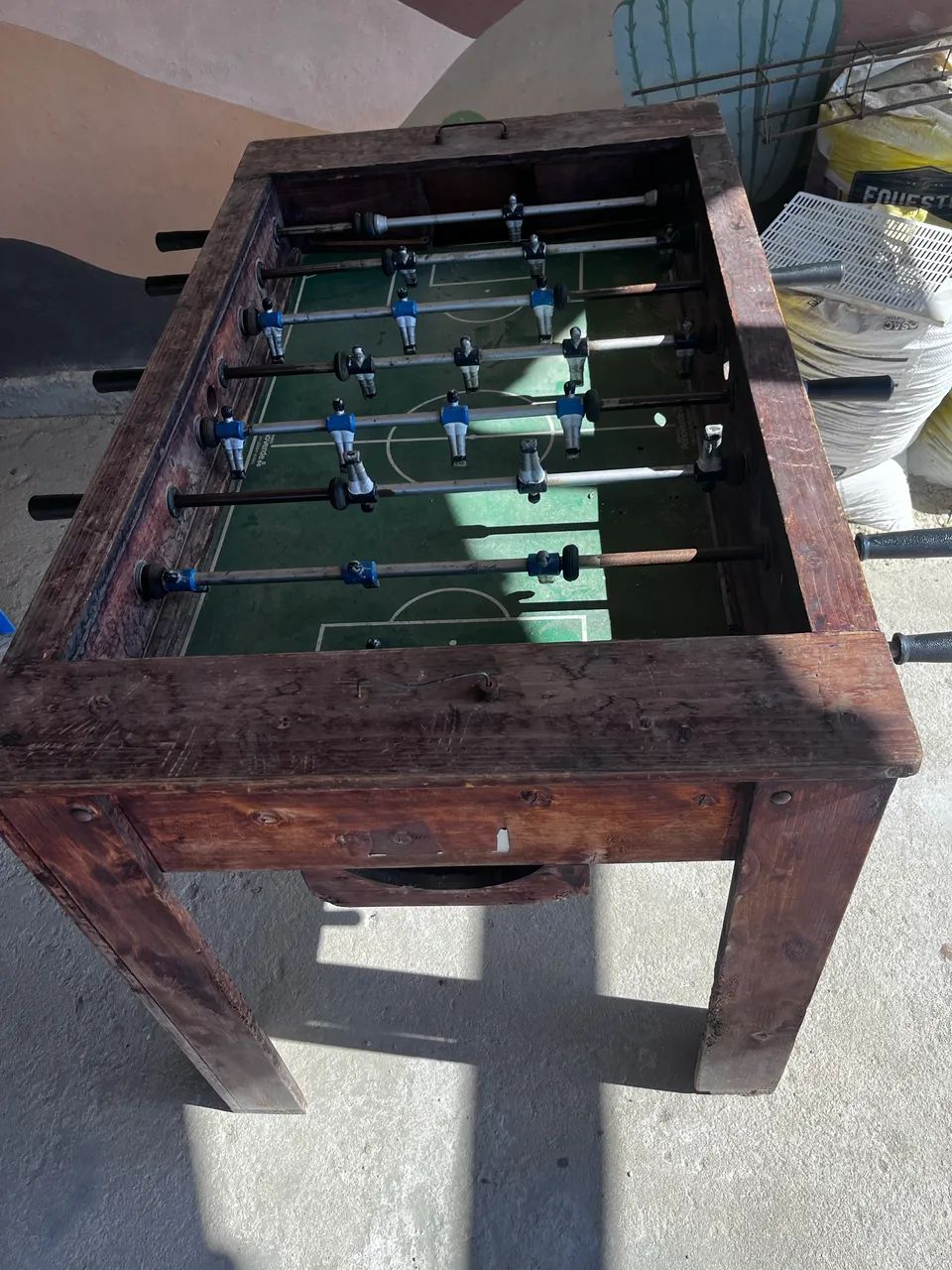 Mesa de totó madeira maciça 