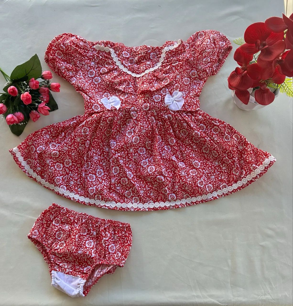 Vestidos infantis (3 meses a 3 anos) - Foto 3
