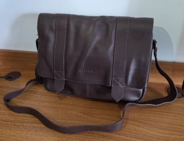 Bolsa carteiro de couro Nordweg NW066B