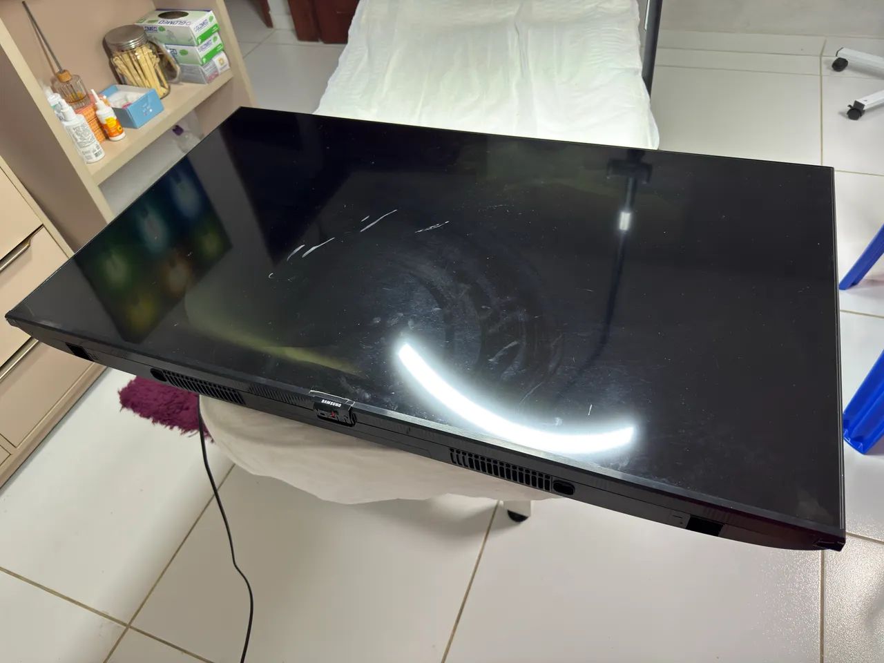 TV SAMSUNG 43 Polegadas Crystal MODELO: UN43CU7700G ( RETIRADA DE PEÇAS) 