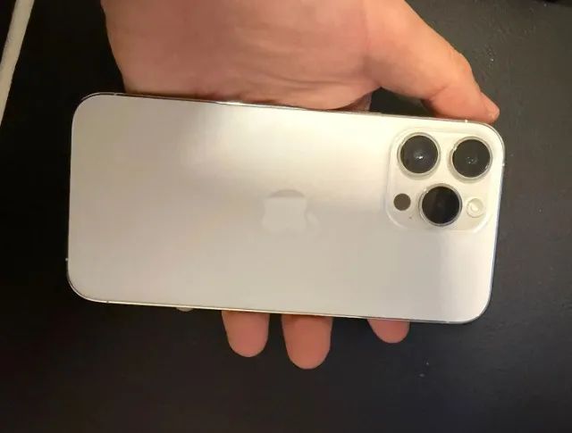 iPhone 14 Pro Max 512GB prateado - Único dono - Com caixa - Foto 2