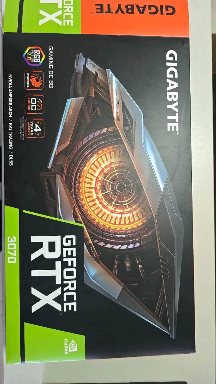 Placa de Vídeo RTX 3070 usada games