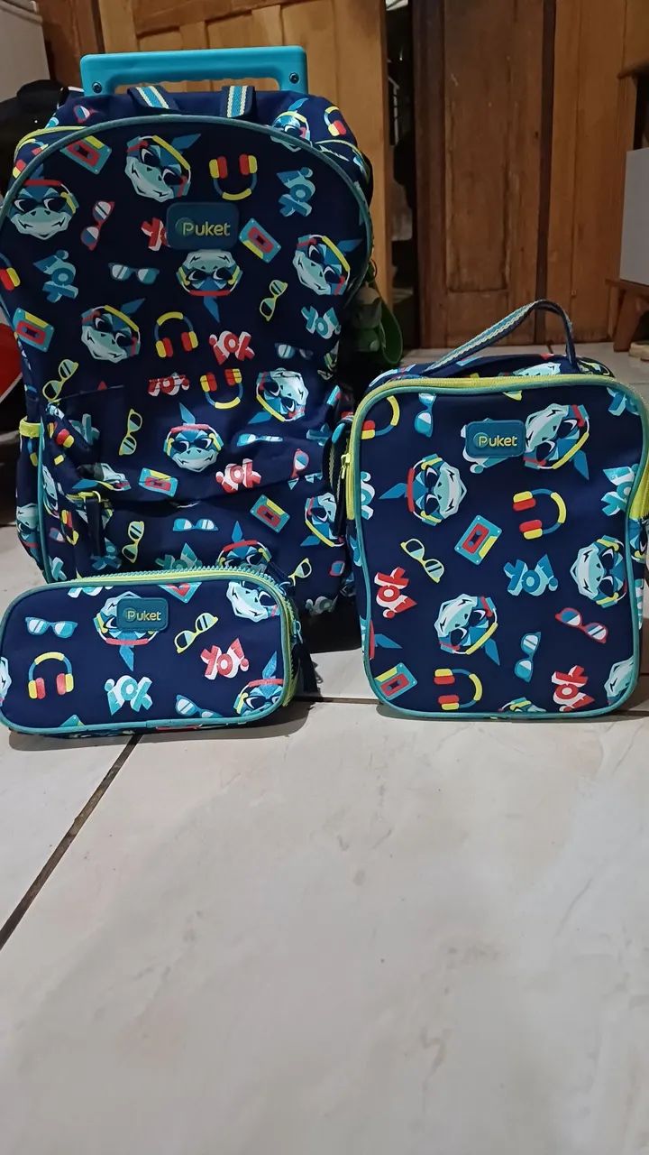 Kit de mochila, lancheira e estojo menino65049941008643122