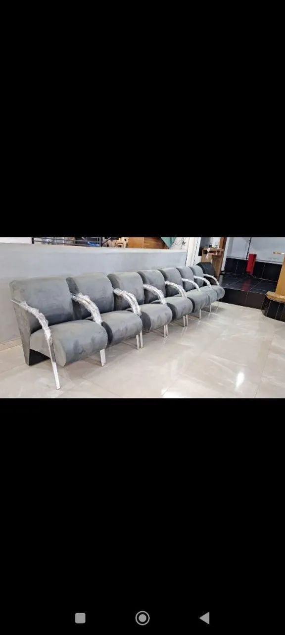 Poltronas direto da fábrica modelos braço alumínio e braço de madeira 