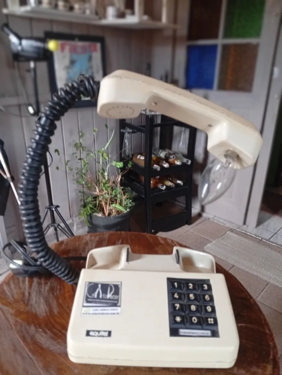 Luminária Telefone anos 70 Peça Unica - Foto 2