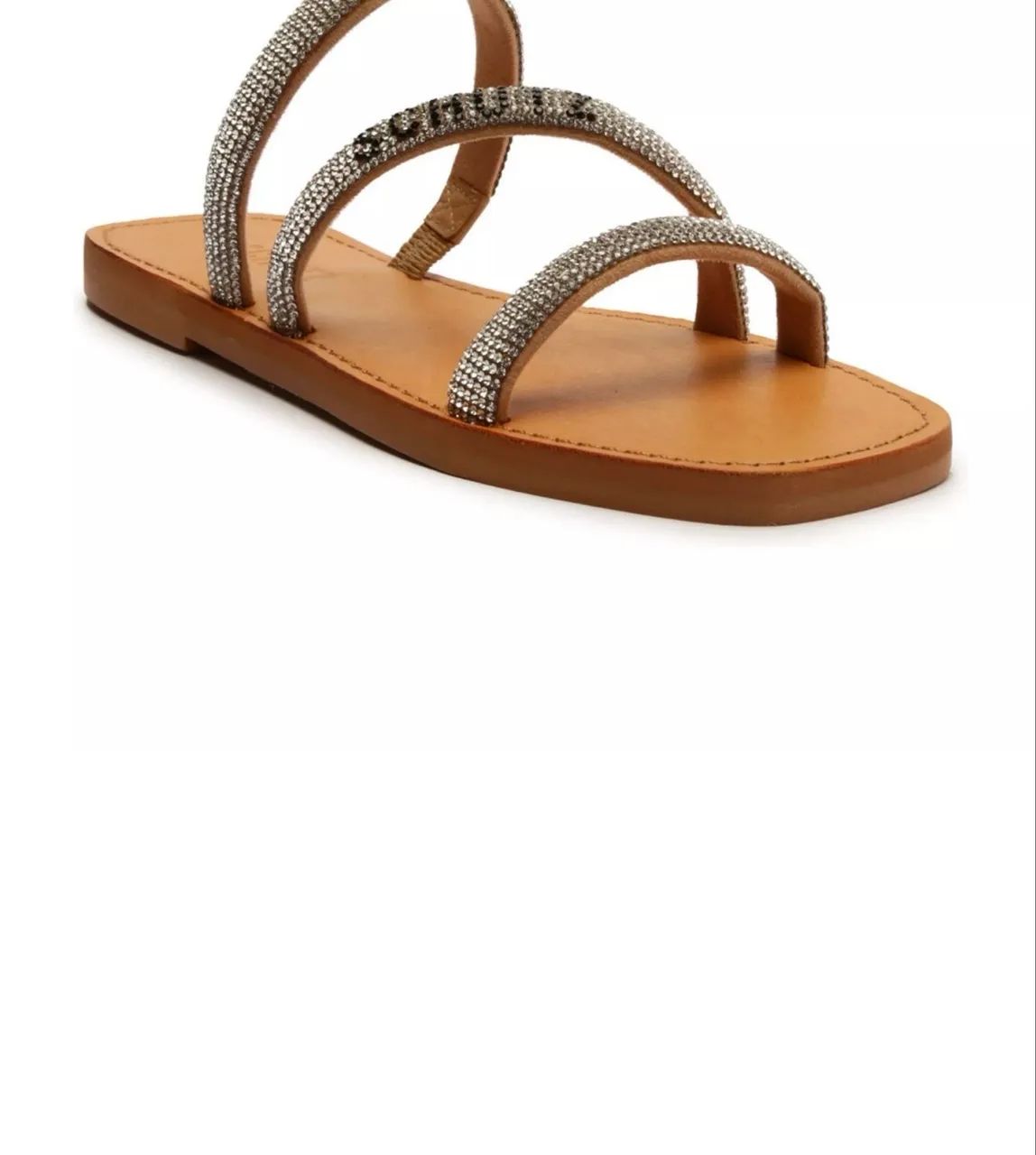sandália rasteira schutz strass 39 - Foto 5