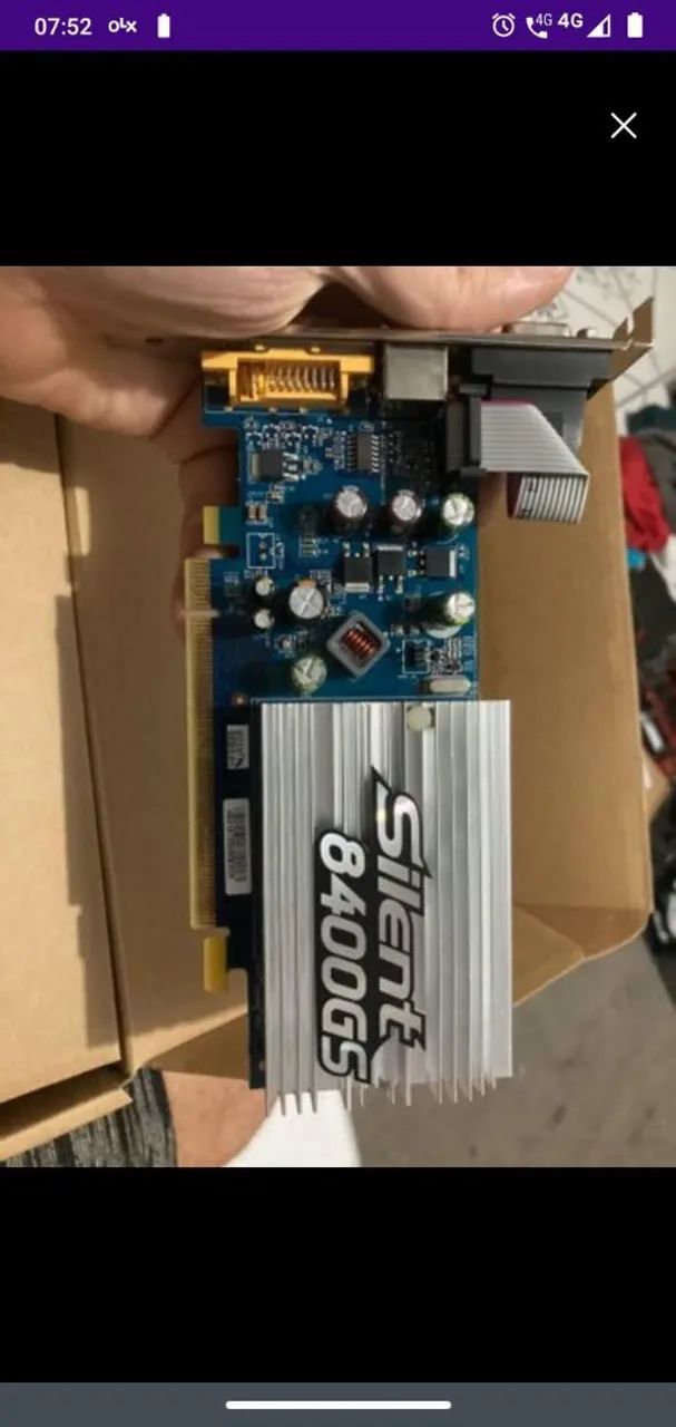 Placa de vídeo Silent 8400gs  - Foto 5