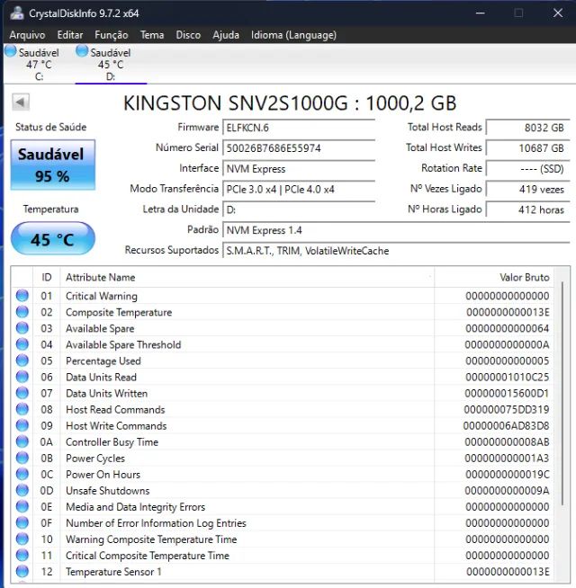 SSD NVMe 1TB Kingston + Dissipador rgb - Foto 2