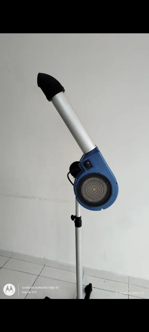 Secador Pet profissional Kyklon azul 4 temperaturas 220V<br> - Foto 6