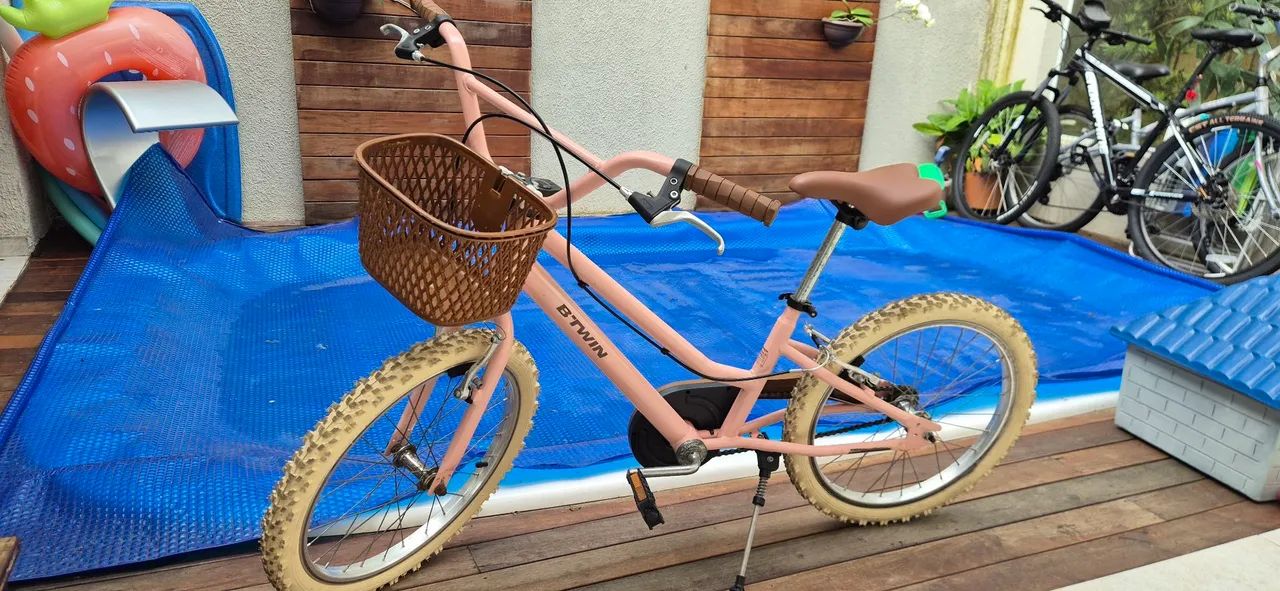 Bicicleta Btwin Rosa - Aro 20