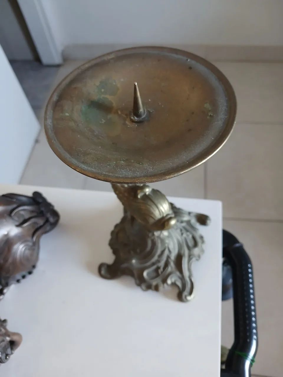 Castiçal de bronze  - Foto 3
