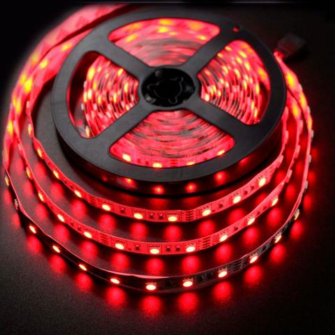Fita Led 5050 Vermelha Rolo C/ 5m 60 Leds/m Sem Fonte - Foto 3
