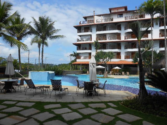 Apto 3 dorm no Grand Bali, frente mar, segurança 24 hs, lazer completo, mobiliado, ar cond