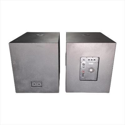 Kit caixa sub grave ativa e passiva 18'' 1200w rms jbl