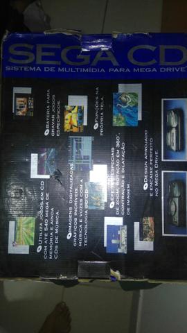 Sega cd + mega drive 3 + everdrive x5 + jogo sega classics - Foto 6