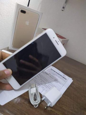IPhone 7 Plus Gold 128GB (aparelho top!!) - Foto 4